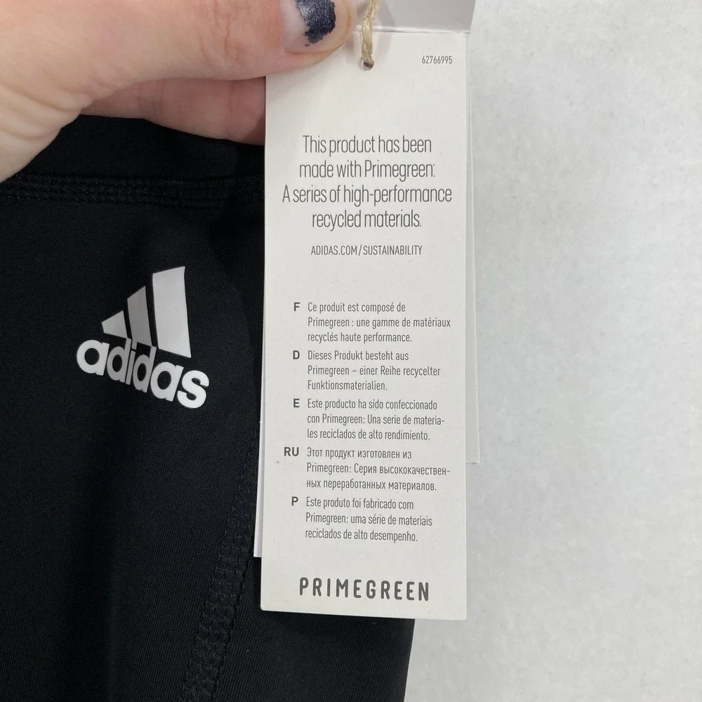adidas Cycling Shorts Womens 2XL Black 3-Stripes AEROREADY Primegreen Outdoors